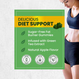 Boîte Nobi Nutrition gommes thé vert, emballage et design attractifs.