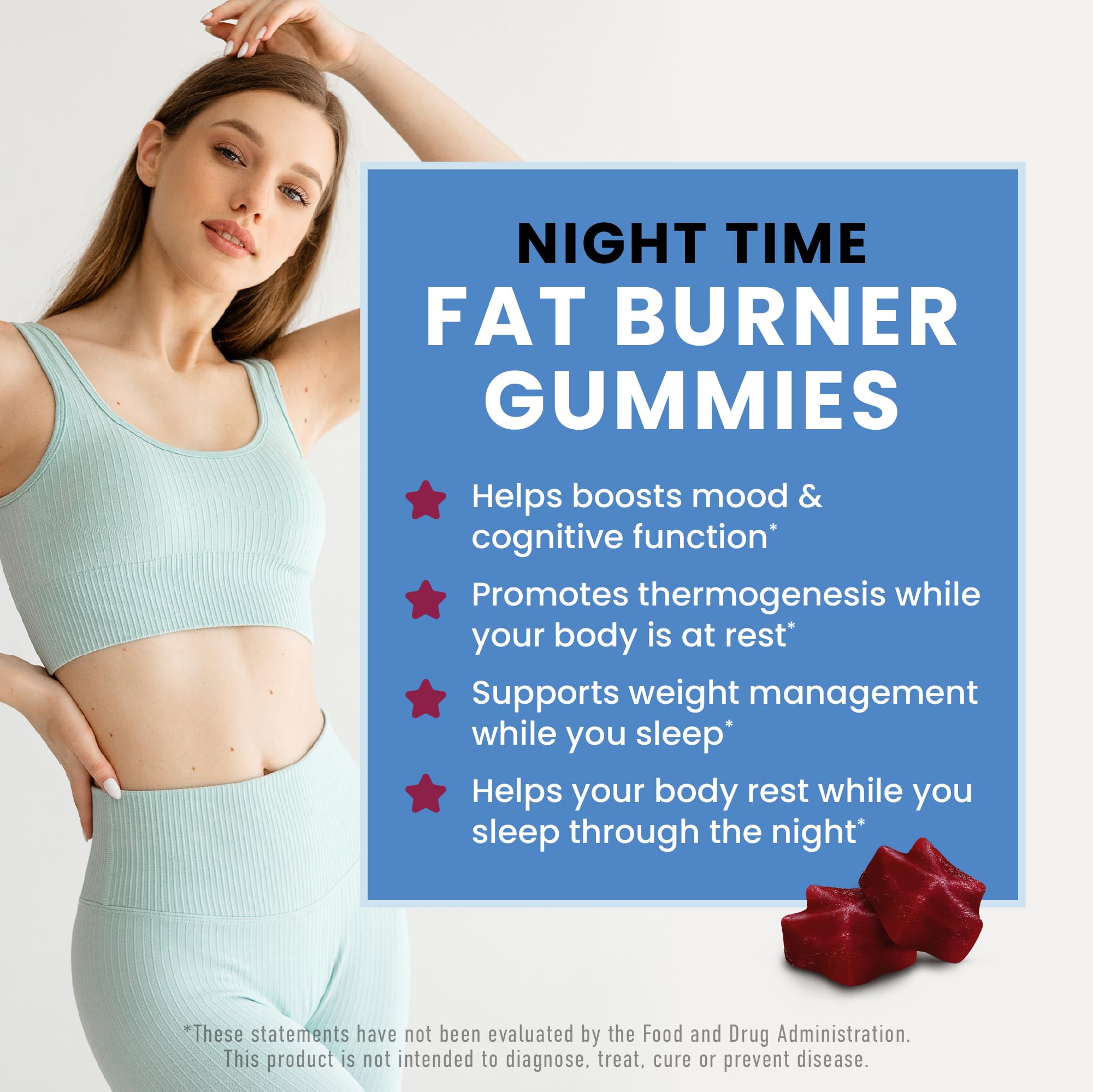 Nobi Nutrition gommes sommeil et métabolisme, texture agréable et goût fruité.