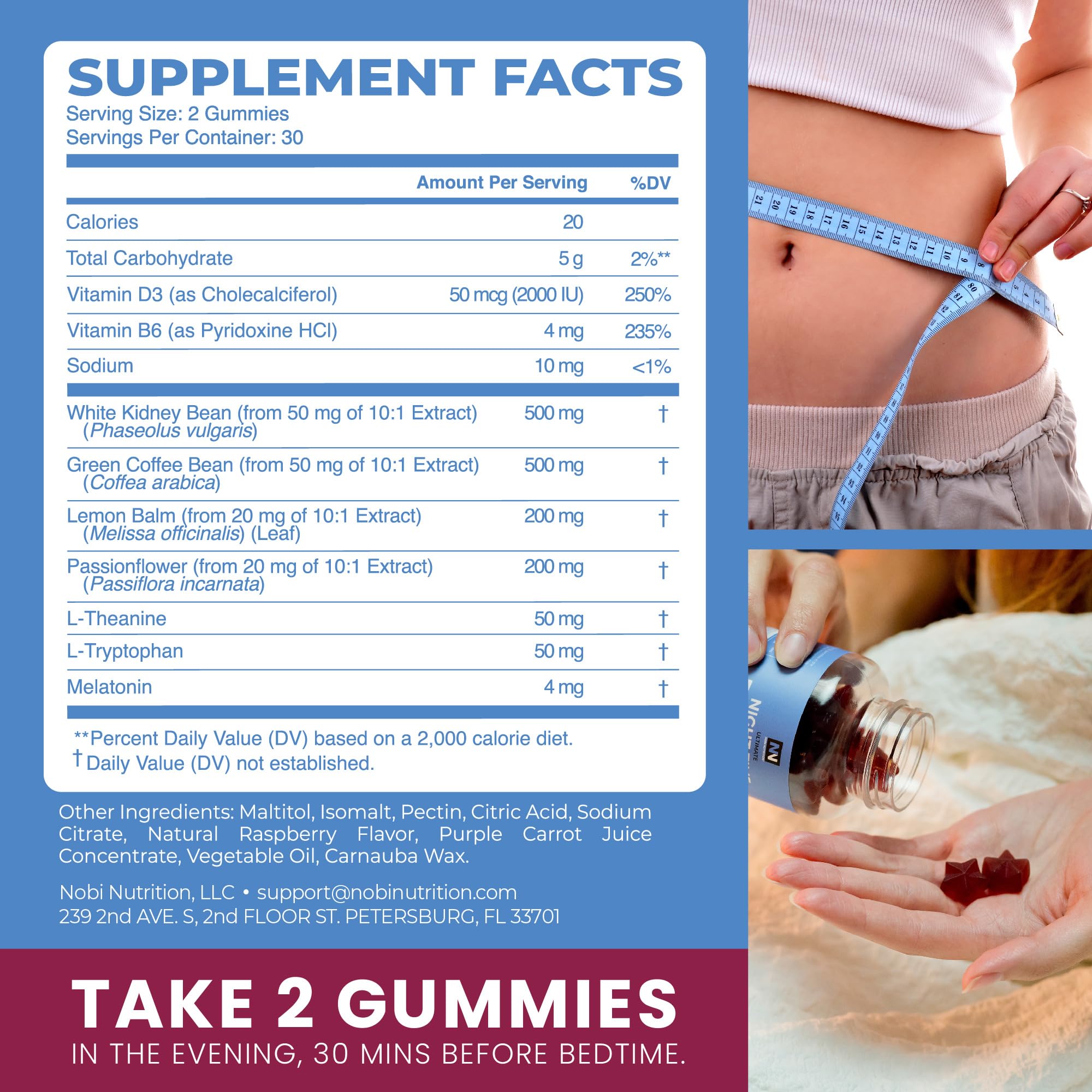 Nobi Nutrition thermogenese-nuit peut soutenir le métabolisme pendant le repos.