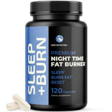Nobi Nutrition Night Time Fat Burner — bouteille montrant le flacon pour le soutien métabolique nocturne.