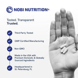 Nobi Nutrition NMN – boîte 60 gélules, facilité d'utilisation.