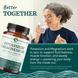 Nobi Nutrition Potassium Magnesium — idéal pendant l’activité physique pour le soutien musculaire