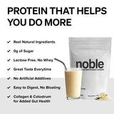 Noble Origins Protéine Vanille doseur: dosage précis pour des portions constantes.