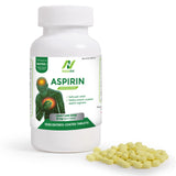 NobleAid aspirine 81 mg : bouteille visible, solution pratique pour douleurs quotidiennes.