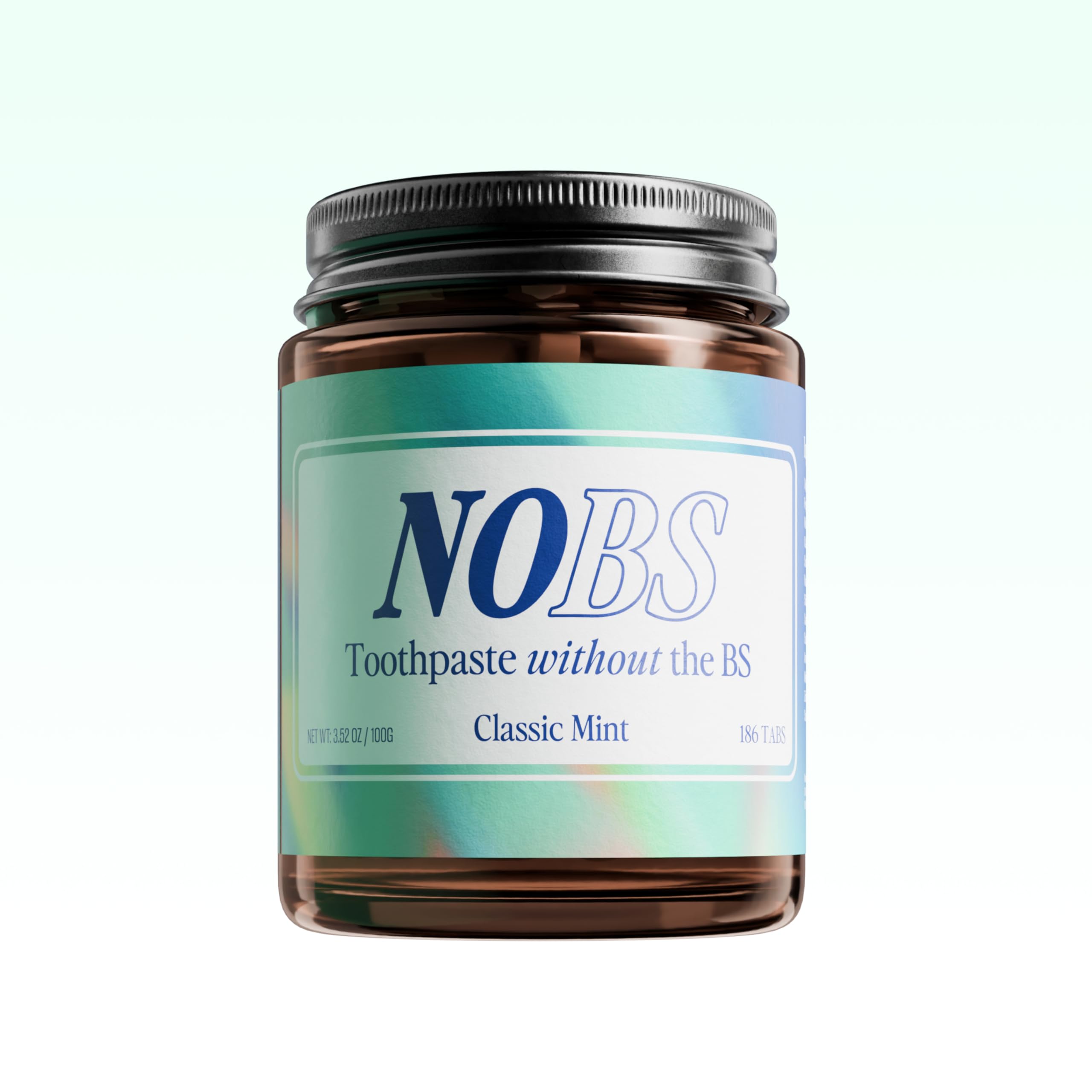NOBS tablettes dentifrice NHA emballage écologique pour voyage