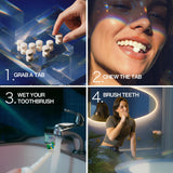NOBS tablettes dentifrice NHA en utilisation quotidienne pratique