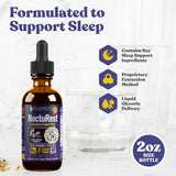 NoctuRest flacon mélatonine et valériane pour le calme.