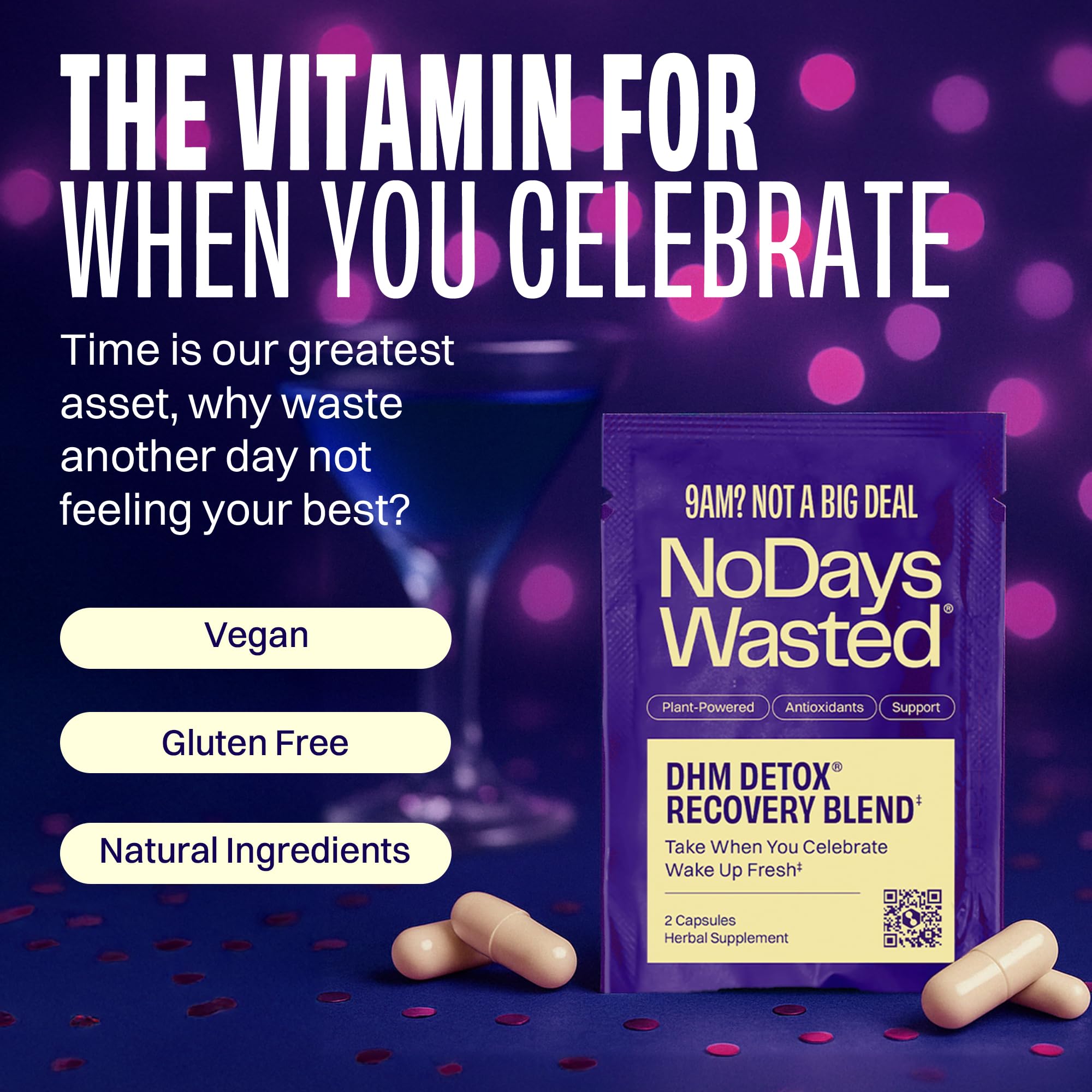 No Days Wasted DHM Detox – Pochettes: à emporter pour vos sorties.