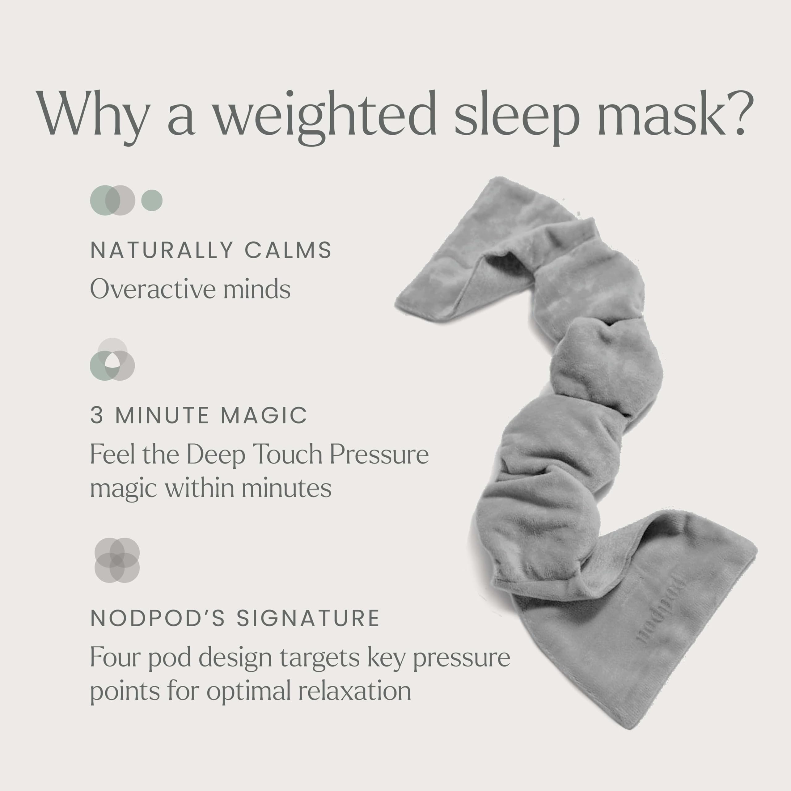 Nodpod masque-pression-douce-voyage: parfait en voyage pour dormir en déplacement.