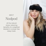 Nodpod masque-sommeil blocage-lumiere noir onyx pour nuits plus calmes.