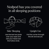 Nodpod masque-sommeil microfleece rembourrage doux et chaleur réconfortante.