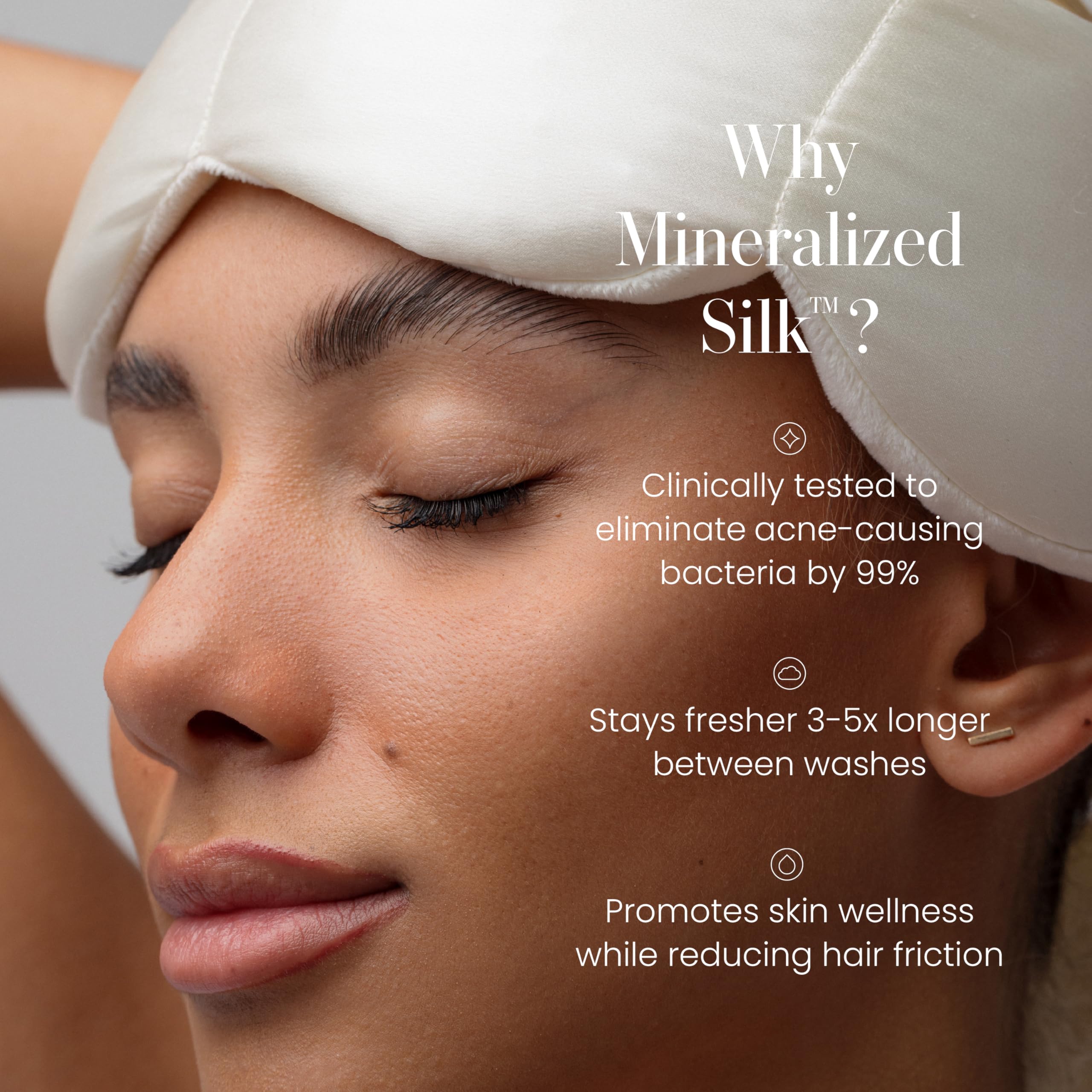 Masque Nodpod avec pression douce sans sangles pour relaxer le visage
