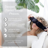 Nodpod masque-sommeil tissu jersey coton pour peau respirante et confort.