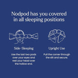 Nodpod masque-yeux-materiaux-premium-coton-jersey: surface douce et agréable contre les yeux.