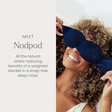 Nodpod masque-yeux-sans-velcro: confort sans attaches pour dormir en toutes positions.