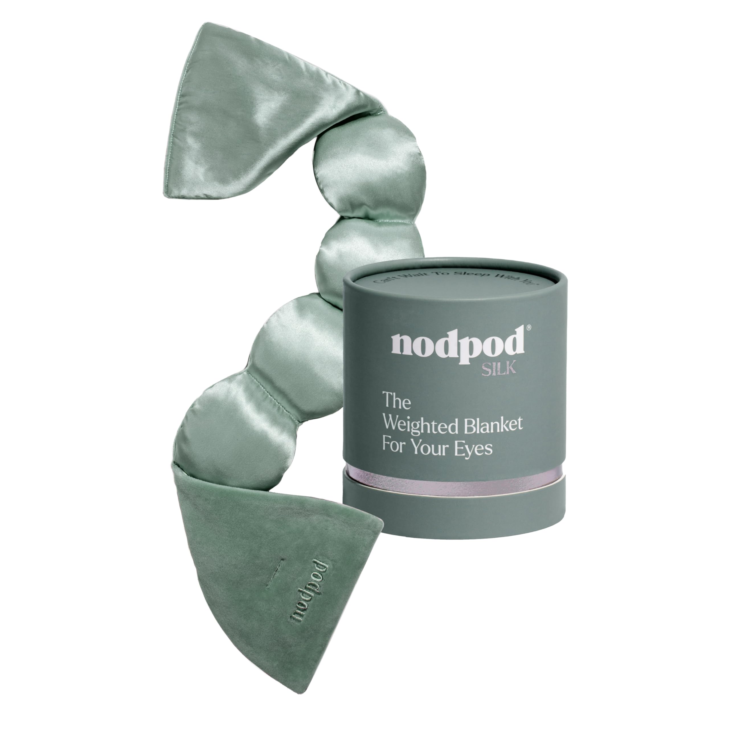 Nodpod masque yeux soie minéralisée pression douce favorisant relaxation rapide