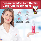 NOHOO dentifrice bouteille 60ml, format pratique pour l'école.