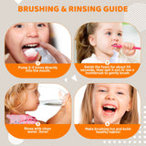 NOHOO dentifrice enfant saveur orange – plaisir de se brosser tous les jours.