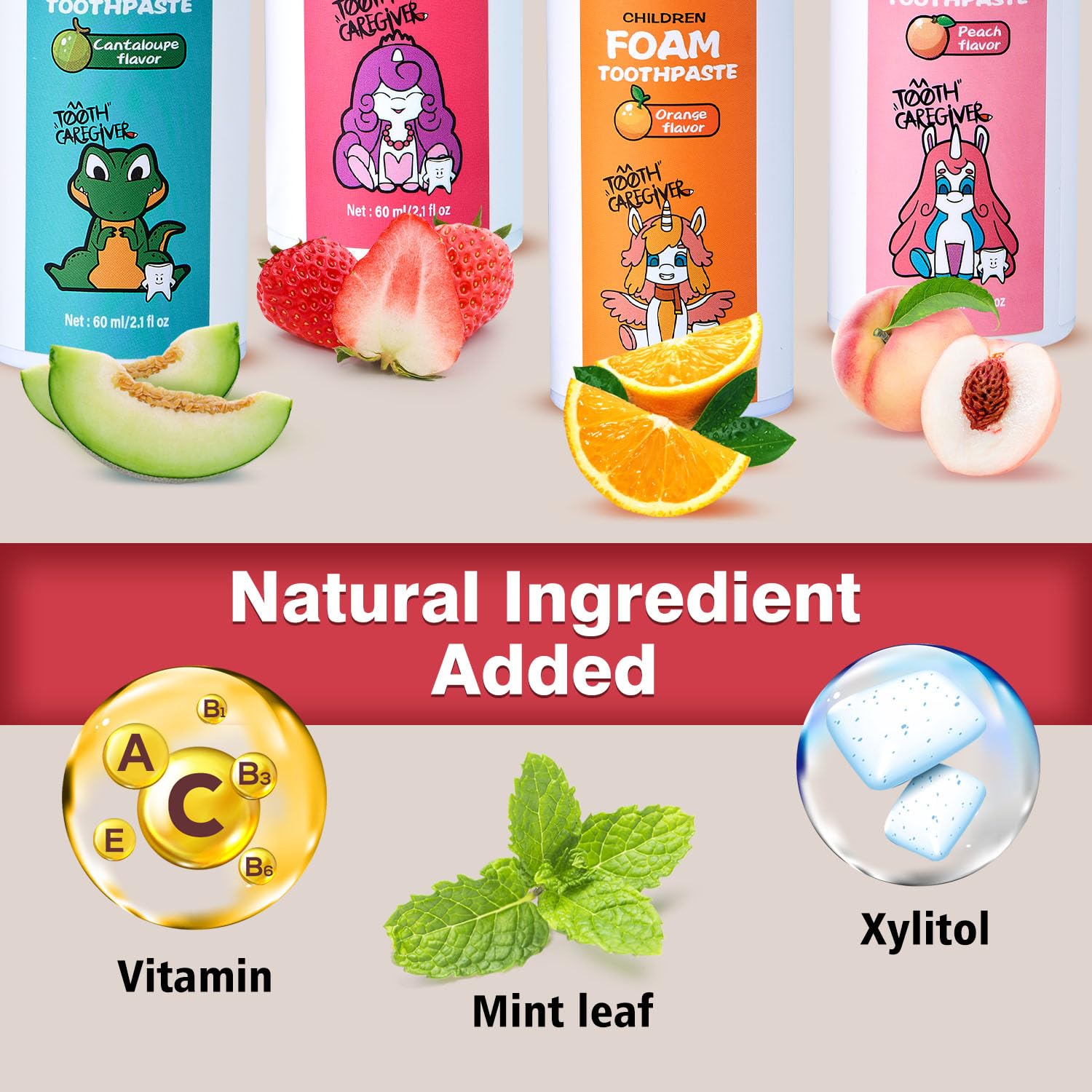 NOHOO dentifrice guide brossage, aide les enfants à apprendre.