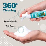 Mousse légère NOHOO couvre les dents pour un brossage en douceur.