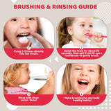 NOHOO utilisation mousse dentifrice par enfant et brosse