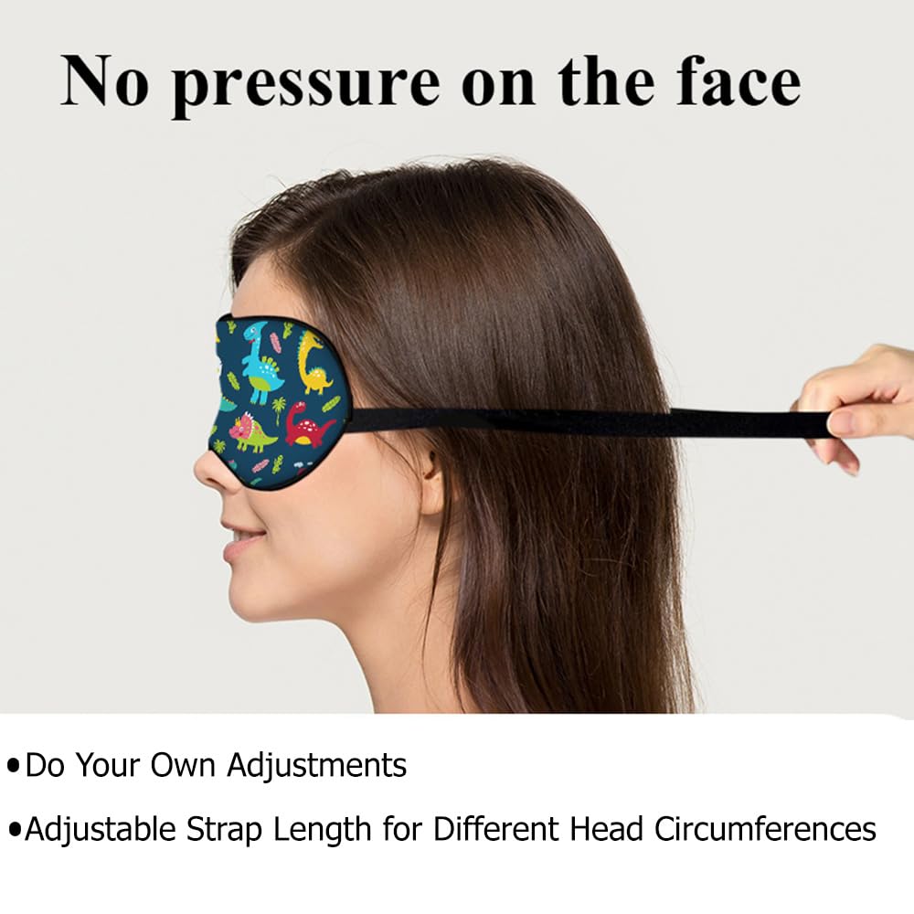 NOHSHE masque dodo soie élastique réglable, ajuste rapide pour un sommeil optimal.