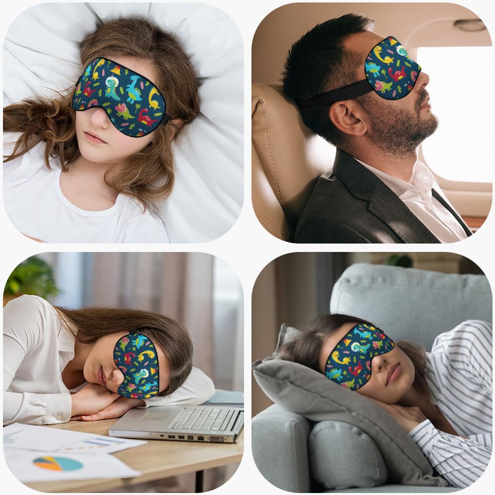 NOHSHE masque dodo soie voyage avion, pratique pour les trajets.