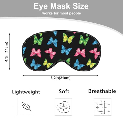 NOHSHE masque yeux ajustement boucle, ajustement sûr pour tous