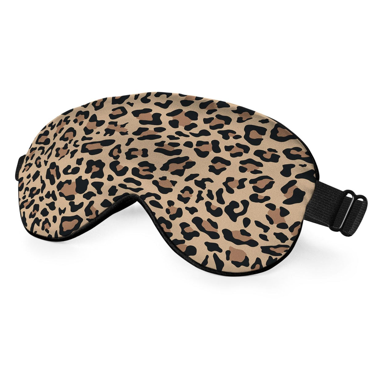 NOHSHE masque yeux imprimé léopard brun – bloque la lumière pour un sommeil plus profond.