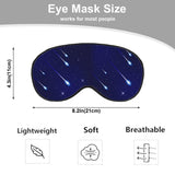 NOHSHE masque yeux soie Bandeau reglable: maintien sûr et ajustement personnalisé.