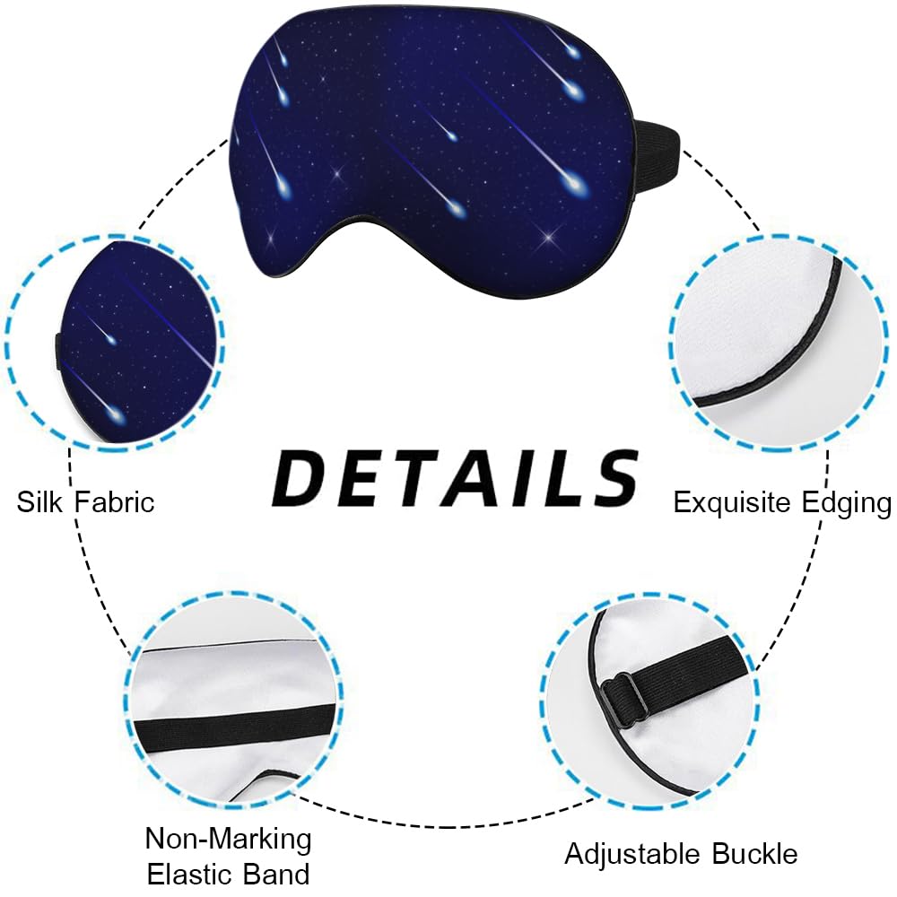 NOHSHE masque yeux soie Texture douce: toucher agréable et confort durable.