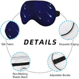 NOHSHE masque yeux soie Texture douce: toucher agréable et confort durable.