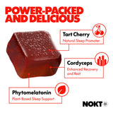 NOKT bonbons-sommeil gros-plan texture gélifiée goût naturel