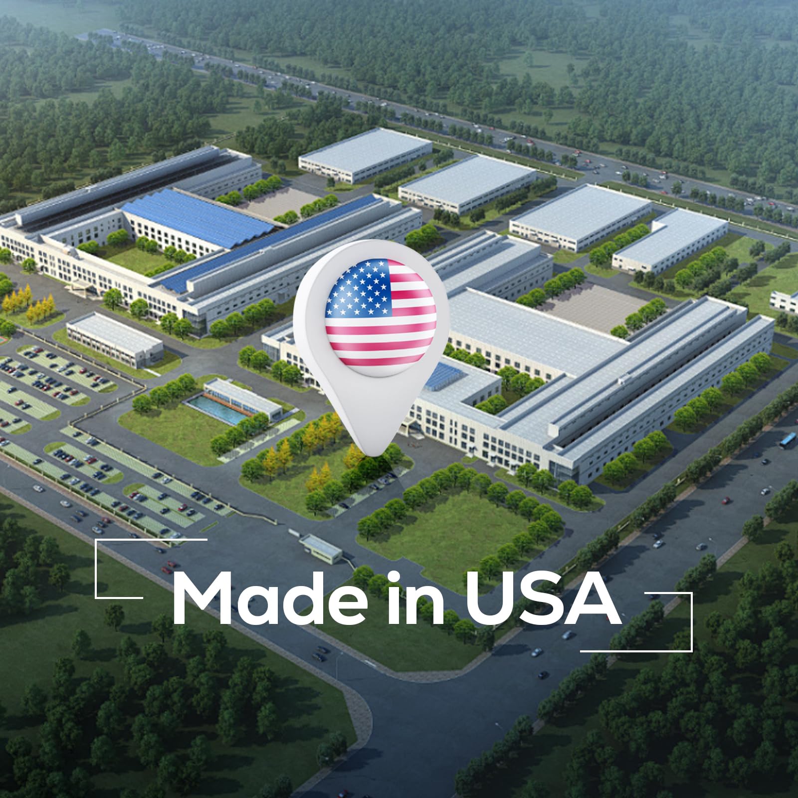 Emballage Nokuba USA: produit fabriqué aux États‑Unis et testé par des tiers.