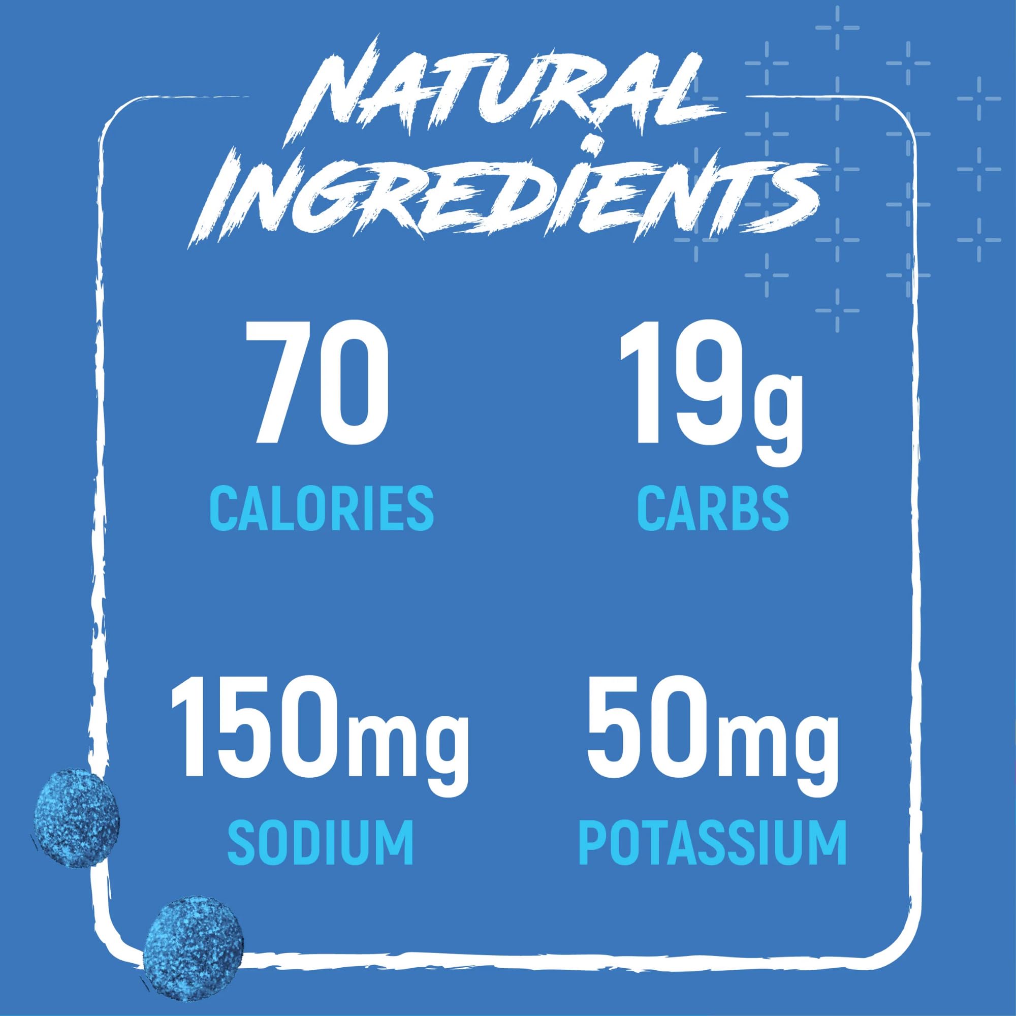 Noogs Sour Energy Chews goût bleu framboise, douceur et acidité équilibrées.