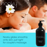 NOOKY huile massage détente duo: massage partagé et moment intime.
