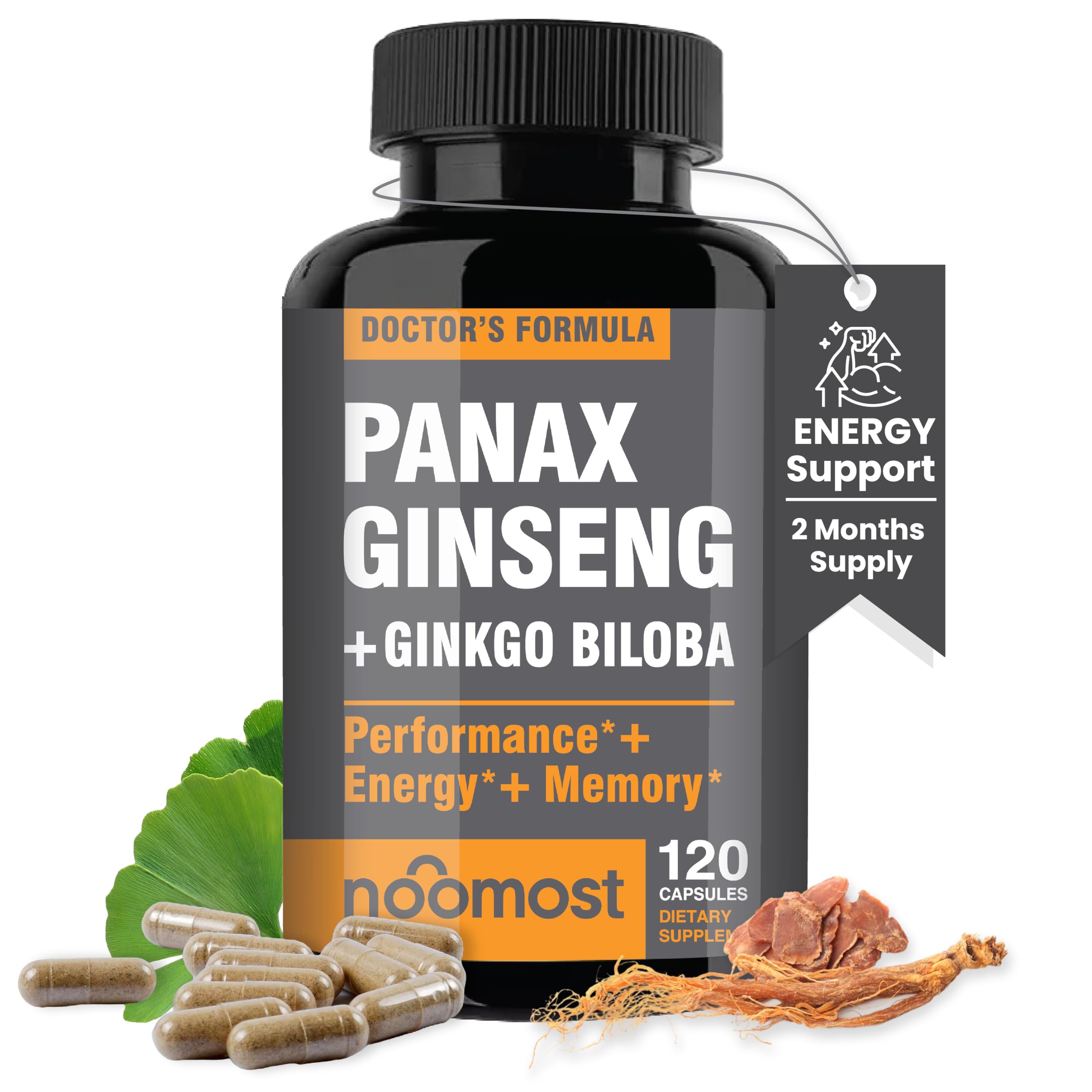 NooMost ginseng rouge coréen en extrait, énergie durable pour la journée.