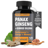 NooMost ginseng rouge coréen en extrait, énergie durable pour la journée.