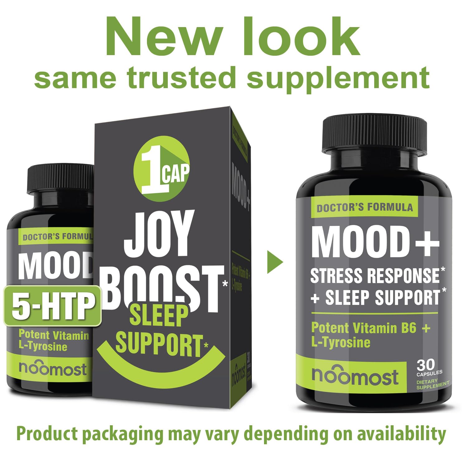 NooMost Mood Support – capsules visibles pour une énergie mesurée.