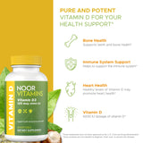 Noor Vitamins D3 – huile de carthame améliorant l’absorption des nutriments.