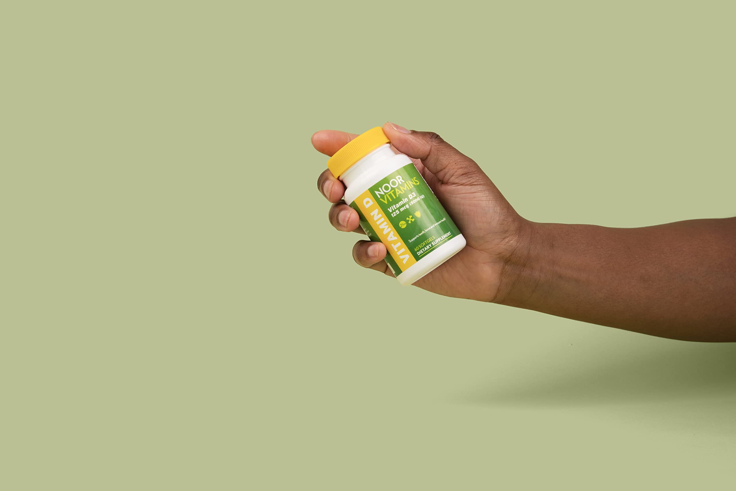 Noor Vitamins D3 – prise quotidienne simple dans le cadre d’une routine.