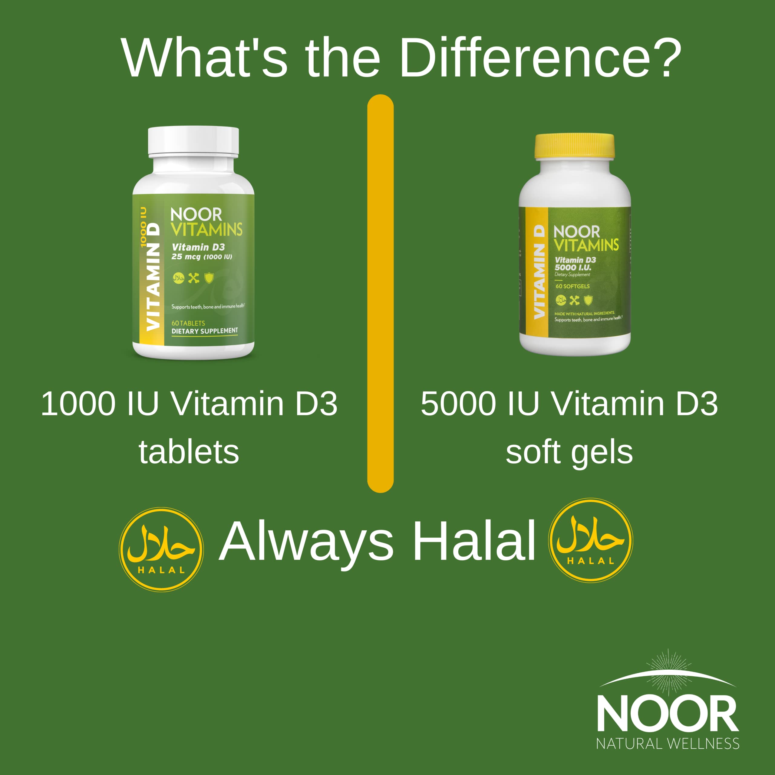 Scène d’utilisation Noor Vitamins D3 dans une vie active et sportive.