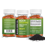 Noor Vitamins: étiquette sans OGM et sans allergènes.