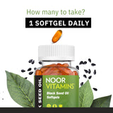 Noor Vitamins: ingrédients sans allergènes et sans additifs artificiels.