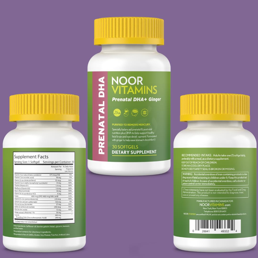 Noor Vitamins Prénatal – usage avant, pendant et après grossesse