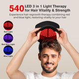 NOORUZ Casque lumière rouge design confort porté au quotidien