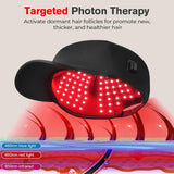 NOORUZ Casque lumière rouge bouton de reglages pour adherence facile