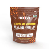 NOOSH protéine d'amande chocolat dans le flacon, source protéique végétale pratique