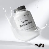 NOOT Trans-Resveratrol avec Piperine améliorant l’absorption et la défense antioxydante.