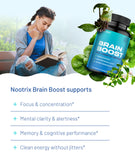 Nootrix Brain Boost, DMAE, énergie mentale et humeur stabilisée.